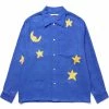 SKY HIGH FARM WORKWEAR BOTICELLI EMB STAR SHIRT WOVEN -NIke Shop skyhighfarmBOTICELLIEMBSTARSHIRTWOVENDARKBLUEMSHF02B001 1