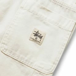 Stüssy CANVAS WORK PANT -NIke Shop stussyCANVASWORKPANTBONE28116496 4