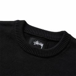 Stüssy CARE LABEL SWEATER -NIke Shop stussyCARELABELSWEATERBLACKS117140 4