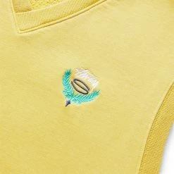 Stüssy FLEECE VEST -NIke Shop stussyFLEECEVESTYELLOWS118483 3