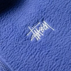 Stüssy HALF ZIP MOCK NECK PULLOVER -NIke Shop stussyHALFZIPMOCKNECKPERIWINKLEL118453 3