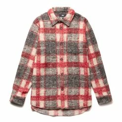 Stüssy PLAID KNIT SHIRT