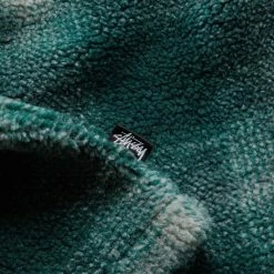 Stüssy PLAID SHERPA SHIRT -NIke Shop stussyPLAIDSHERPASHIRTGREENS118511 6