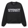 Stüssy RELAXED OVERSIZED CREWNECK -NIke Shop stussyRELAXEDOVERSIZEDCREWBLACKS118517 1