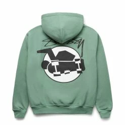 Stüssy SKATEMAN HOODIE -NIke Shop stussySKATEMANHOODGREENS1924824 2