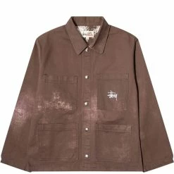 Stüssy SPOTTED BLEACH CHORE JACKET