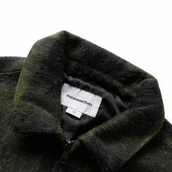 Thisisneverthat BRUSHED CHECK ZIP JACKET -NIke Shop thisisneverthatBURSHEDCHECKZIPJACKETOLIVESTN223ROWLS01 3