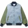 Thisisneverthat DENIM VARSITY JACKET -NIke Shop thisisneverthatDENIMVARSITYJACKETLIGHTBLUESTN223DOWHS01 1