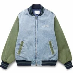 Thisisneverthat DENIM VARSITY JACKET