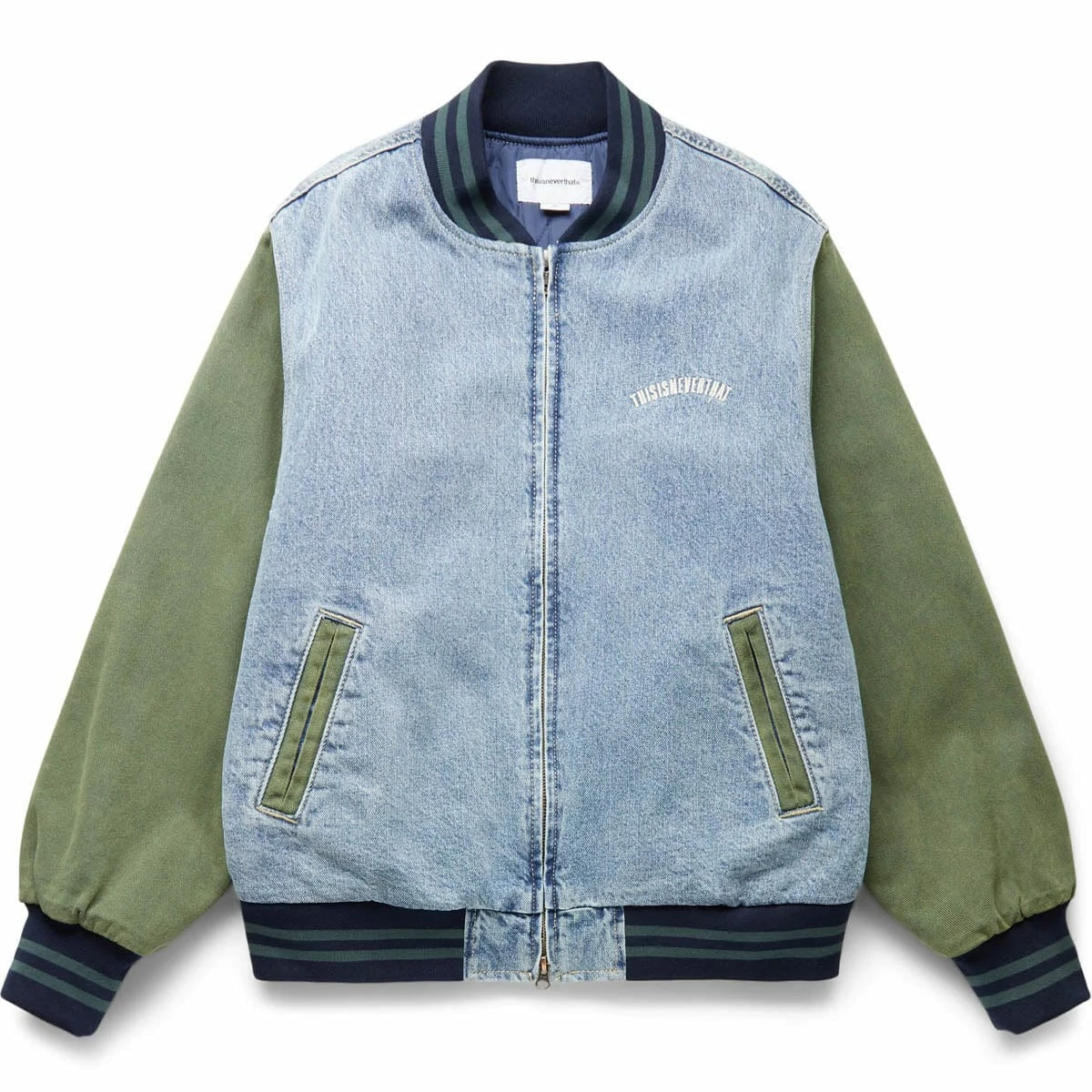 Thisisneverthat DENIM VARSITY JACKET 3 Thisisneverthat DENIM VARSITY JACKET