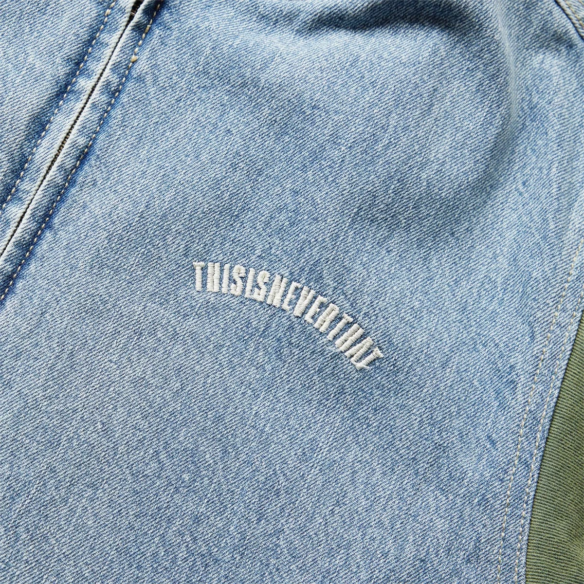 Thisisneverthat DENIM VARSITY JACKET 6 Thisisneverthat DENIM VARSITY JACKET - Image 4