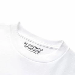 Wacko Maria CREW NECK T-SHIRT (TYPE-2) -NIke Shop wackomariaCREWNECKT SHIRT TYPE 2 WHITEM22FW WMT TEE02 3