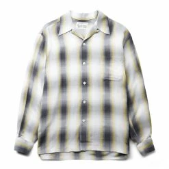 Wacko Maria OMBRE CHECK OPEN COLLAR SHIRT