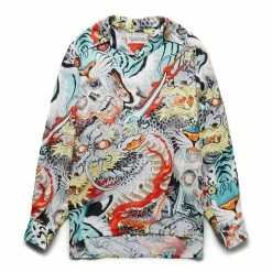 Wacko Maria TIM LEHI / HAWAIIAN SHIRT L/S ( TYPE-1 )