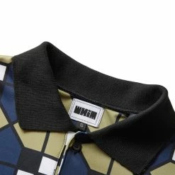 Whim Golf MICRO POLY PIQUE 3 BUTTON GOLF SHIRT -NIke Shop whimgolfMICROPOLYPIQUE3BUTTONGOLFSHIRTBLUEGOLDBLACKWHITESWG FW22 04 3