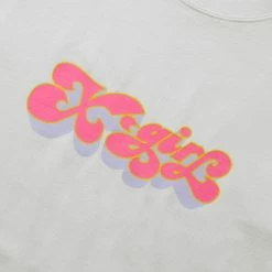 X-Girl CANDY LOGO S/S CROPPED TEE -NIke Shop xgirlCANDYLOGOSSCROPPEDTEEWHITES105223011001 3