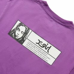 X-Girl FACE BOX LOGO S/S TEE -NIke Shop xgirlFACEBOXLOGOSSTEEPURPLES105223011020 5