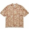 X-Girl MARBLE PRINT OPEN COLLAR SHIRT -NIke Shop xgirlMARBLEPRINTOPENCOLLARSHIRTBROWNS105223014001 1
